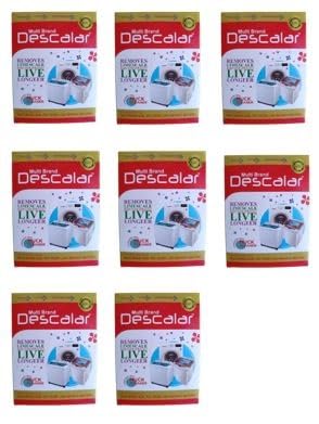 Multi Brand Descaler Powder for all Brands Washing Machines, Dishwashers, Coffe Machines to Clean Scale from Appliances 100gm Pack of 8-image-31