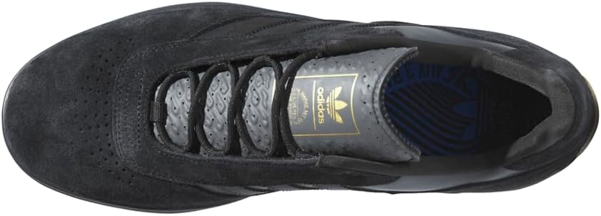 adidas Mens Puig Indoor Lace Up Sneakers Shoes Casual - Black - Image 4