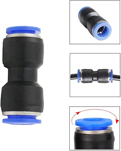 Miniatura 3 de Conectores de empuje rectos, 468100.472 in de liberación rápida, kit de accesorios de plástico de liberación rápida, 50 piezas de accesorios de