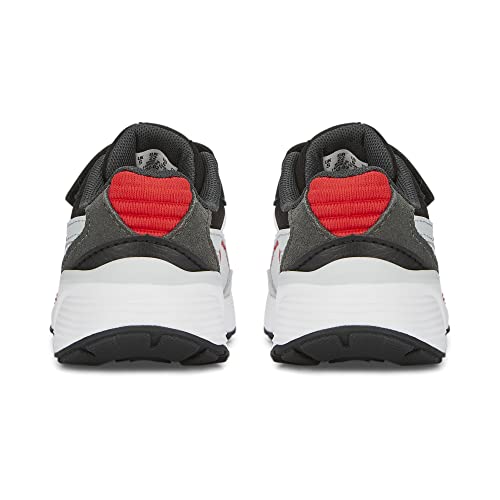 PUMA Kids Boys Rs Metric Ac Lace Up Sneakers Shoes Casual - Black, Grey, White - Size 2.5 M2