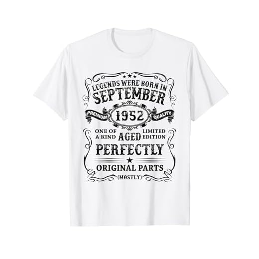 Las Leyendas Nacen Septiembre 1952 Regalo 72 Años Cumpleaños Camiseta