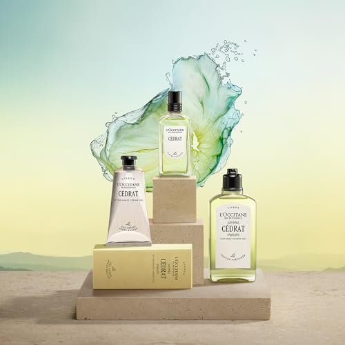 L'OCCITANE - Cédrat Shower Gel - 250 ml - Fresh, zesty and woody fragrance - Made in France, Green, 250 ml (Pack of 1) - Image 3