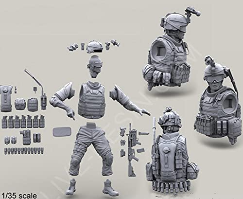 Figura de Resina Militar US Comando 1/35 Modelo Kit miniatura 2