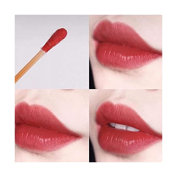 Yvemk Tattoo Lipstick Cotton Swab, 20 Pcs Tattoo Lip Stain Long Lasting Waterproof Matte Lipstick, Portable Lipstick Cotton Swab, Women Non-stick Lip Tints