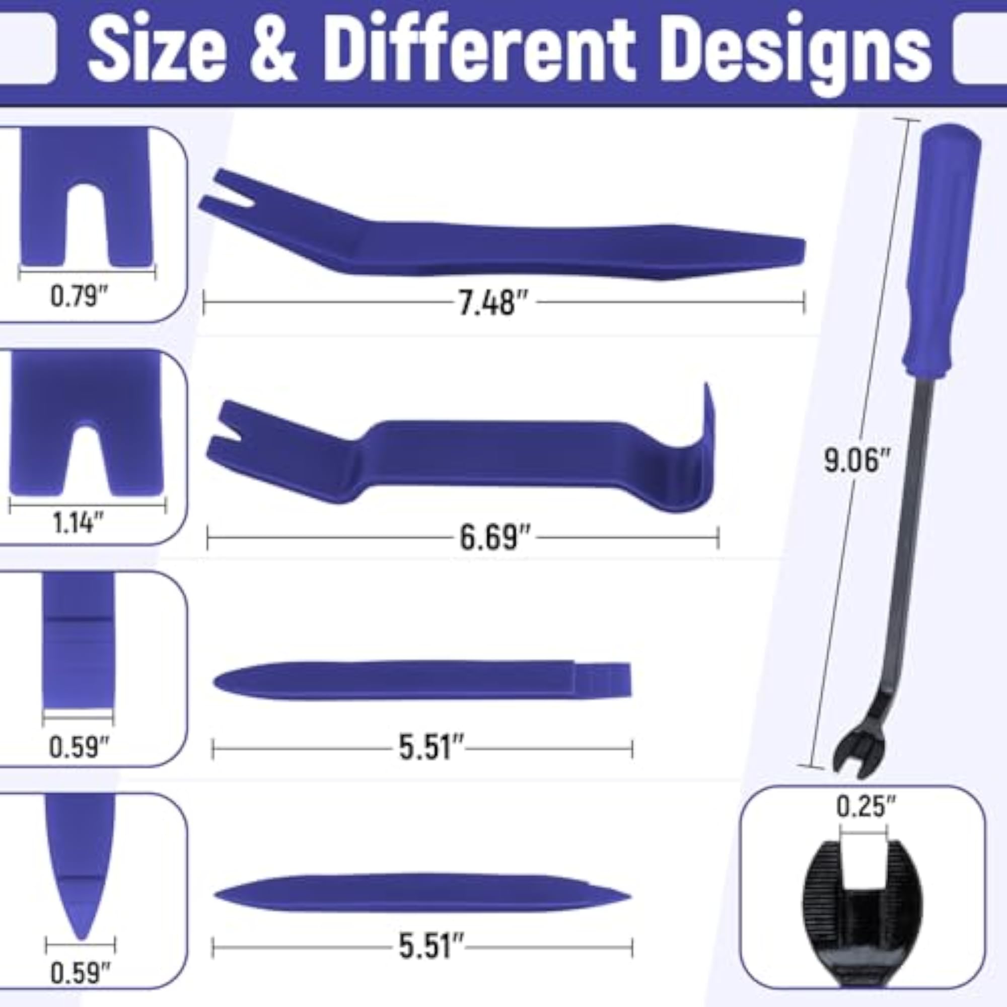 5PCS Auto Trim Removal Tool Kit