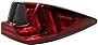 Evan-Fischer Tail Light Assembly Compatible with 2016-2018 Lexus RX350 and RX450h Clear & Red Lens Passenger Side Outer