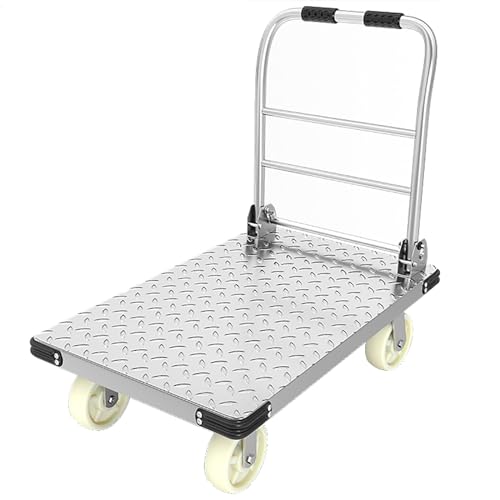 Carrello pieghevole MNB 150 300 kg 90 x 60 cm con ruote girevoli per un facile carico e stoccaggio ideale per uso domestico e industriale