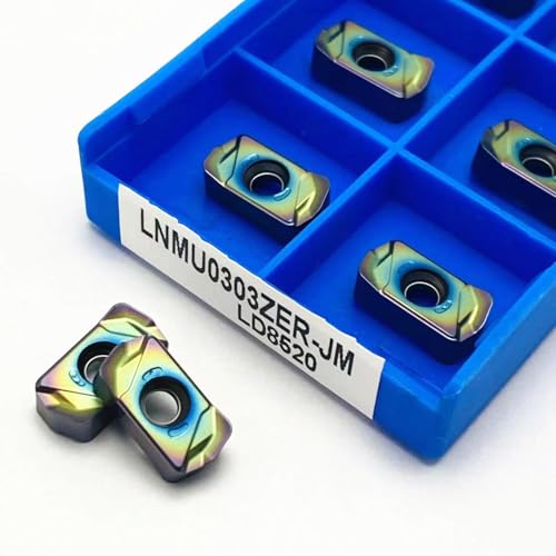 10 piezas LNMU0303ZER MJ LD8520 herramienta de fresado CNC miniatura 5
