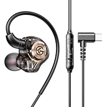 Wired Gaming Earbuds with mic, 10mm Driver for HiFi Sound, smart in-Line Control,3.5mm & Type-C Dual Version,Noise Isolating Fit for Xbox,PC, Phone, Switch, PS5, Laptops, Tablets, MP3Type-C