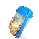 [Better Leak-Proof]:Food containers with lids have a precise threaded connection similar to the mouth of a drinking glass. Forms an airtight and waterproof seal to keep food fresh for a long time and never endure spilled liquids again.