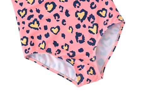 Image of Toddler Swimsuit Girl One Piece Rash Guard Tankini Bathing Suit Little Girls Sleeveless Quick Dry Swimwear 4-8 Years