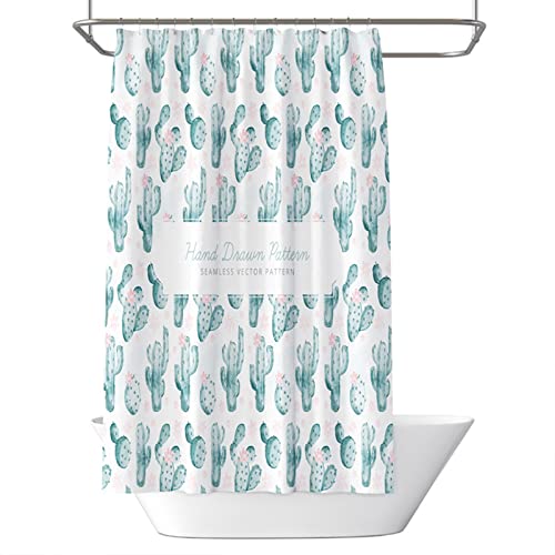 Rideau douche cactus KnSam de qualité supérieure en polyester imperméable