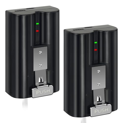 Image of Bisoff 2Pack Rechargeable Battery for Ring Video Doorbell 2/3/3Plus/4,Compatible with Stick Up Cam Battery(2nd & 3rd Gen),Spotlight Cam and Peephole Cam(3.65V 6040mAh)