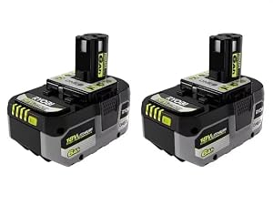 RYOBI ONE+ 18V High Performance Lithium-Ion 6.0 Ah Battery (2-Pack)