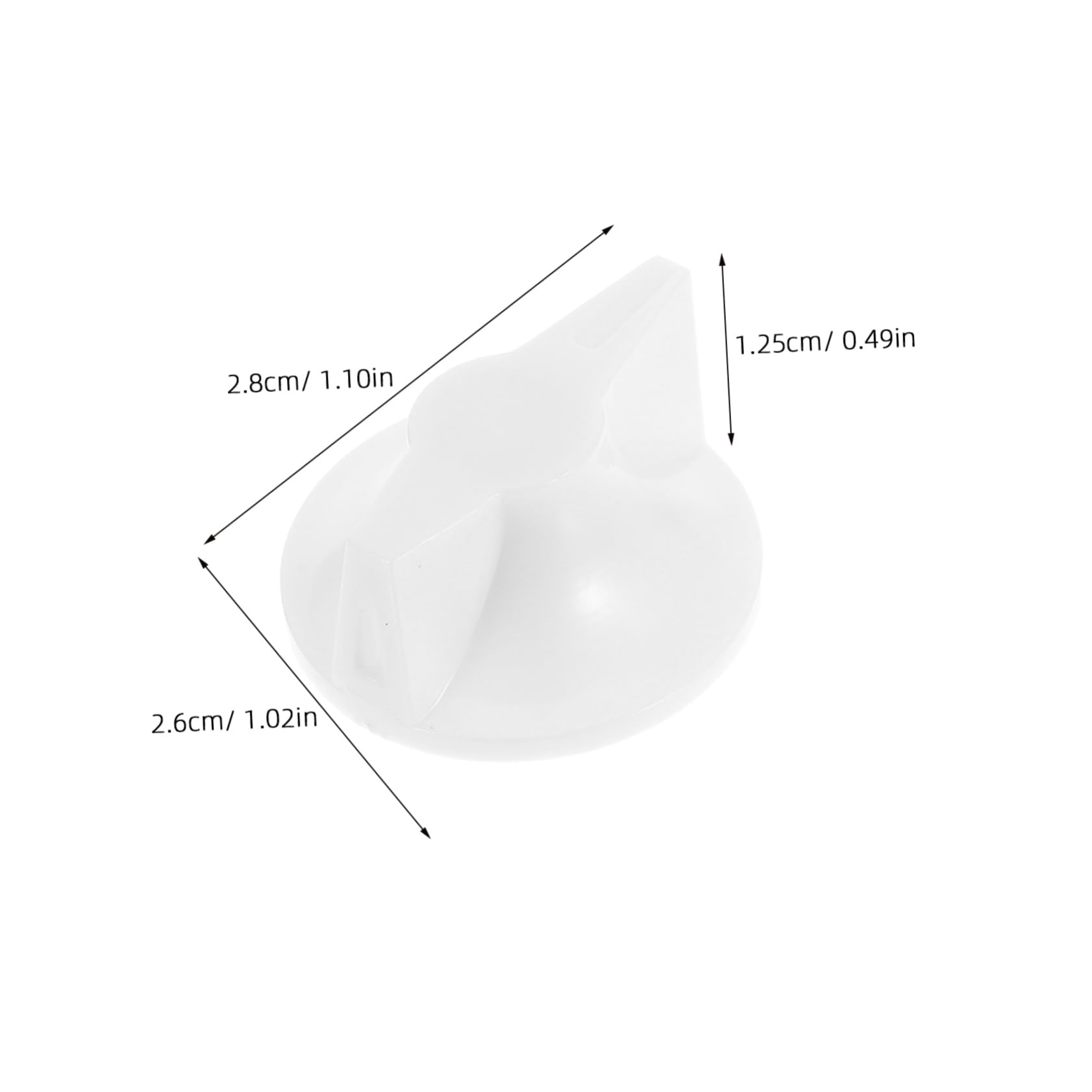 Cabilock 2Pcs Timer Switch Knobs for Gas Heater Control White Replacement Rotary Knobs for Seamless Installation Stove Oven Switch Plates