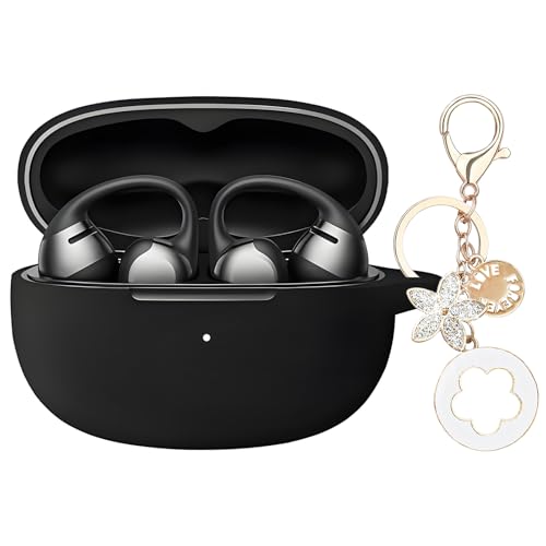 SHOKZ OpenDots ONE�C���z���Ή��P�[�X�J�o�[ �\�t�g�V���R�� �ϏՌ��ی�P�[�X SHOKZ OpenDots ONE-�I�[�v���C���[�w�b�h�z�� �L���L���L�[�`�F�[���A�N�Z�T���[�t�� ���f�B�[�X �K�[���Y (�u���b�N)