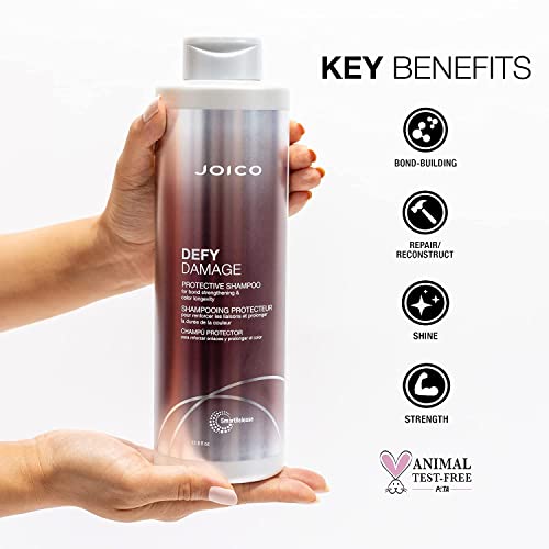 Joico Defy Damage Protective Shampoo & Conditioner Set | Preserve Hair Color | For Bond Strengthening & Color Longevity #TOP3
