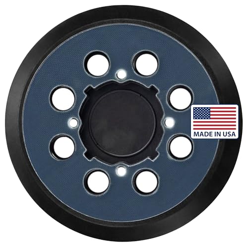 Diskit Core Series 5 Inch Replacement Sanding Pad, Firm, 8 Holes