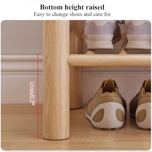 Rangement pour chaussures pour porte d'entrée compact avec assise - 6
