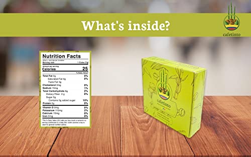 Cafetinto Organic Instant Coffee Cubes 9 Pieces | Colombian Coffee & All Natural Panela Coffee Cubes | Naturally Sourced | Provides Natural Nutrients, Vitamins & Minerals #TOP3