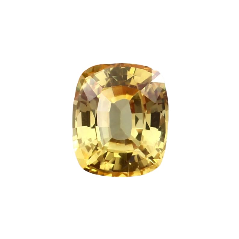 Saphir jaune naturel 14x12mm, la solution pour réparer et sublimer vos bijoux