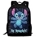 Produktbild XCNGG Stitch-Be Yourself Schultasche Teenager Casual Sports Rucksack Männer Frauen Student Travel Wandern Laptop Laptop Rucksack