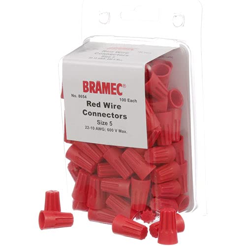Nuts; Wire - RED;(100/Pkg)