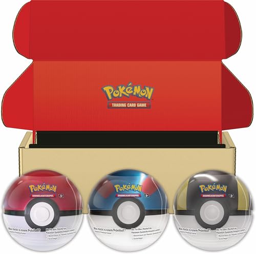 Pokémon-Sammelkartenspiel: Tin-Box-Bundle Pokéball...