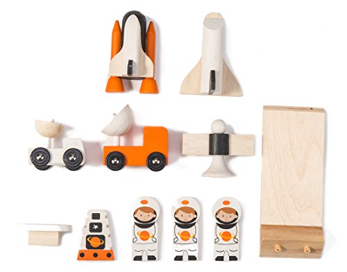Tender Leaf Toys Cosmic Rocket Set - Wooden Rocket Play Set