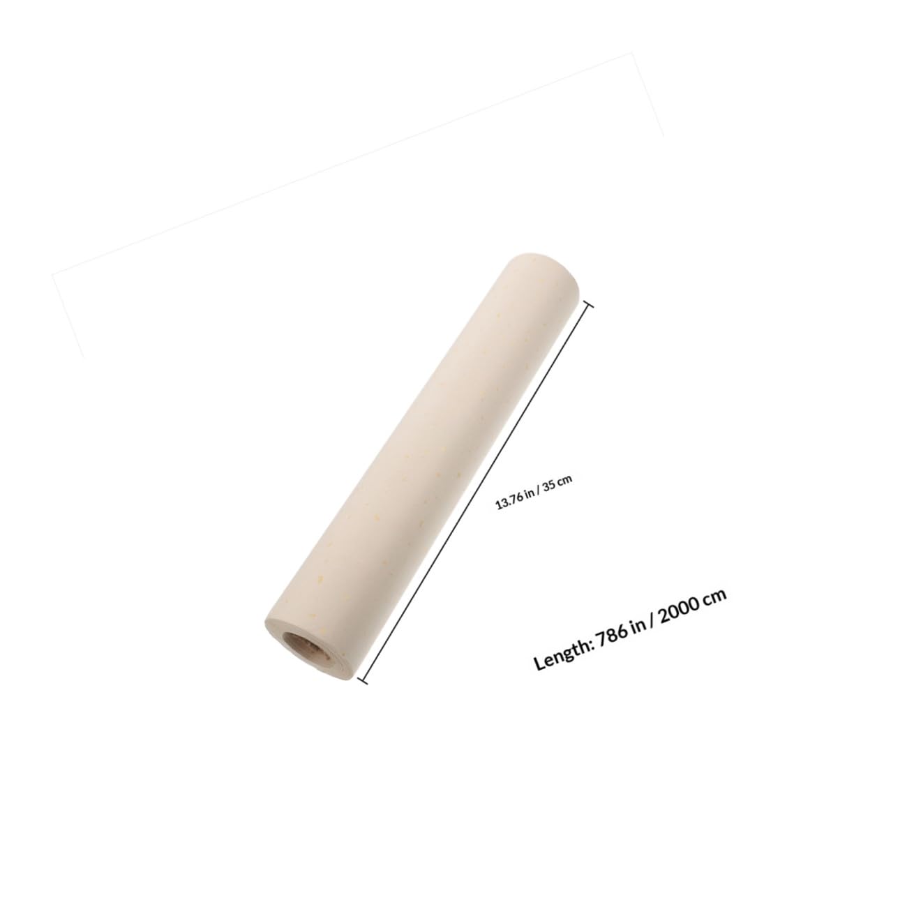 Homoyoyo Carta di Riso Tradizionale per Calligrafia Cinese Beige Leggero e Resistente 35cm X 20 Metri per Pittura ad Acqua e Disegno