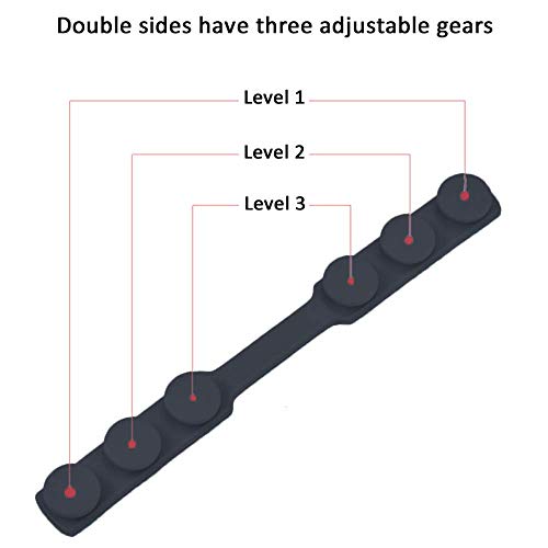 4 pcs extended silicone bands anti-tightening strap for masks to prevent ear painadjustable comfort mask grips extension buckle holder hook ear strapblack