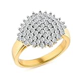 Carissima Gold Anillo de mujer con oro amarillo 9K, diamante, talla 14