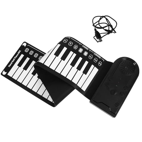 Teclado De Piano Teclado De Piano De 49 Teclas Con Salida Electrónica Almohadilla Enrollable Digital Piano Eléctrico Plegable Que Se Puede Enrollar