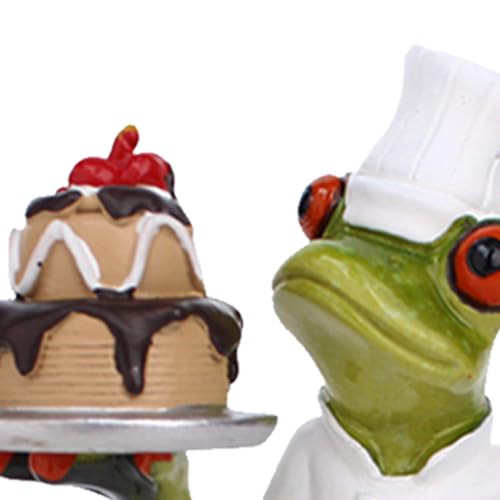 Estatua moderna que complementa tu hogar con alegría y un toque creativo de cocinero 7