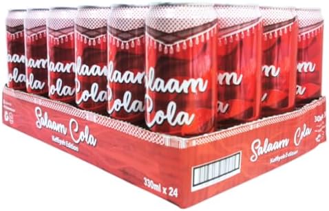 Salaam Cola, Keffiyeh Edition, 330ml x 24 Cans
