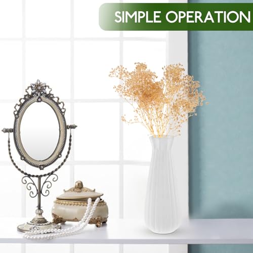 Ramo de flores secas Babysbreath blanco natural preservado miniatura 7