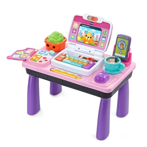 VTech Little CEO Learning Desk Toddler Activity Center Pink
