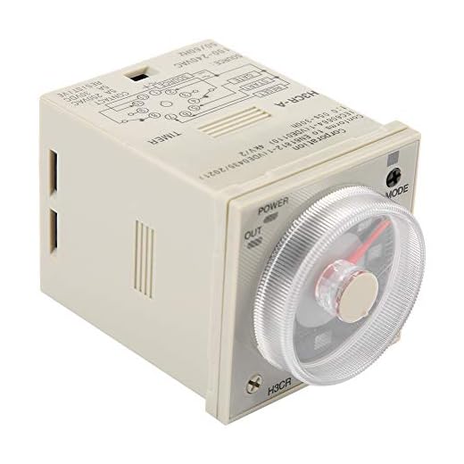 Temporizador de 11 pines Omron H3Cr F8 H3Cra Retardo Relé Temporizador 0.5S300H Perilla Control Time Relay 11Pin Ac220V