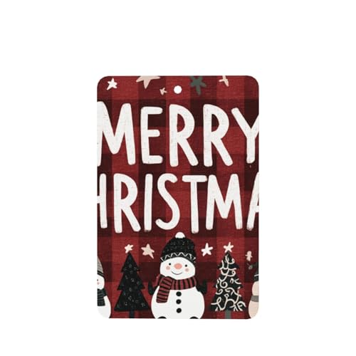 Ambientadores de coche con diseño de árboles de pino, muñecos de nieve, 4 unidades, tarjetas perfumadas colgantes, tarjetas perfumadas para coche, tabletas de aromaterapia