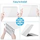 AWAMRWA Hülle kompatibel mit MacBook Air13.6 A2681 A3113, Ultradünne Transparent Hartschale Schutzhülle Snap Case Zubehör