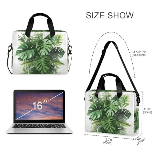 Funda para portátil ALAZA hojas de monstera 13-15.6 pulg miniatura 4