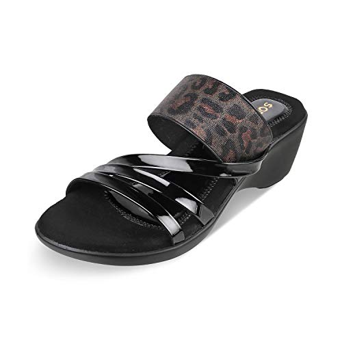 Image of SOLE HEAD Black Heels Women Sandal