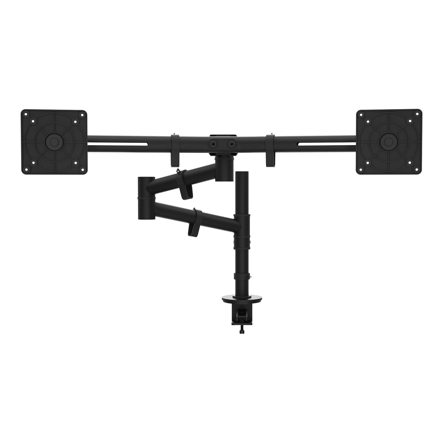 Brazo Monitor Dataflex 48.130 y 48.133 Viewgo | Soporte Escritorio 2 monitores en Blanco o Negro (Negro)