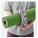Maysing 4 Pack Yoga Mat Scrunchie Elastic Strap Band - Durable & Stretchable Velvet Fabric - Fits All Standard Yoga Mats