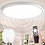 VivaLet LED Plafondlamp met Bewegingsmelder Voor Binnen 28W 2800LM,3000K /4000K/6000K Dimbare Plafondlamp Plat met Afstandsbediening, IP54 Sensorlamp met Lichtsensor Voor Badkamer kelder trap 30cm