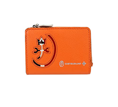 [カステルバジャック] コインケース 小銭入れ カルネ 本革 (牛革, オレンジ(orange))