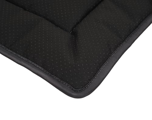 Spetebo Plüsch Haustiermatte waschbar 60 x 40 cm - anthrazit - Hundebett mit Rutschfester Unterseite - Schlafmatte Tierdecke Heimtiermatte Bett Kissen Matte Decke für Hunde und Katzen