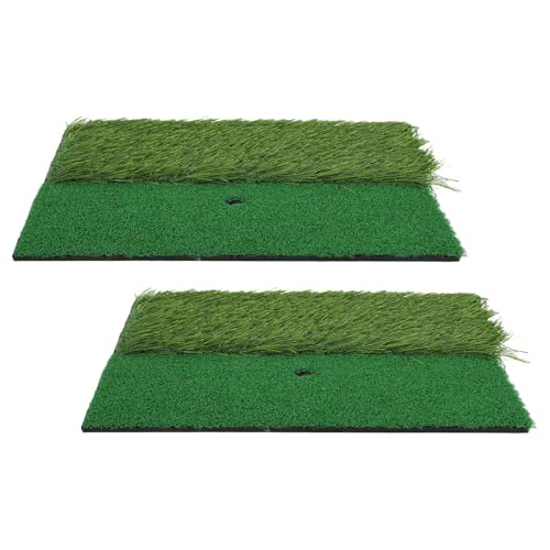 Tapis de frappe de golf en gazon synthétique résistant pour un swing précis et régulier