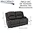RecPro Charles 58" Powered Double RV Wall Hugger Recliner Sofa RV Loveseat from RecPro