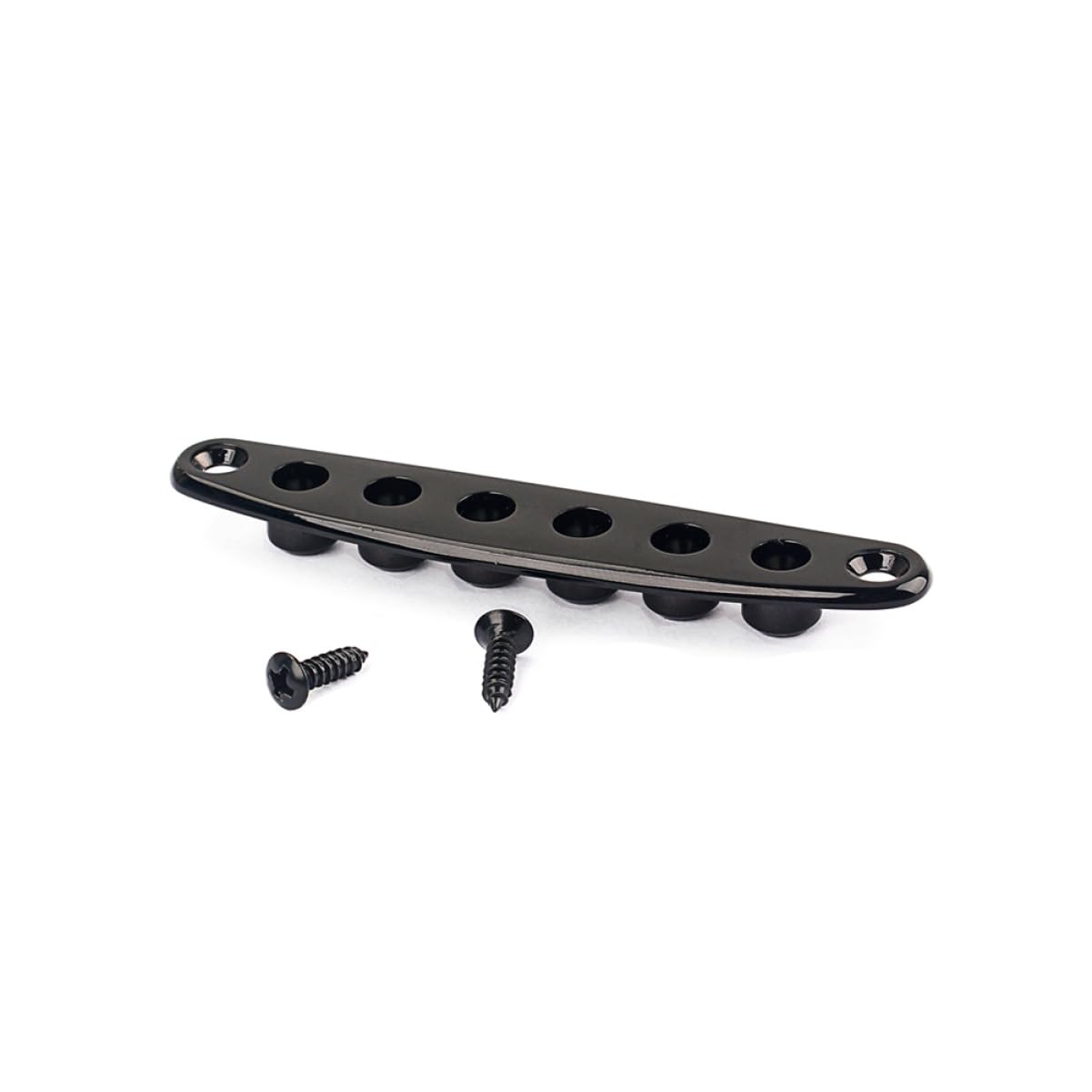 LIFKOME Guitar String Ferrules Bushing for Bass Guitar Durable Replacement Parts Black Electroplated Finish for DIY Guitar Projects Enhances Performance for Bass Strings